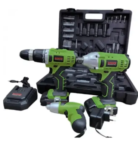 Набор аккумуляторных инструментов BOXER SR032 3в1 24 В с двумя аккумуляторами шуруповерт дрель ударный гайковерт аккумуляторная отвертка в кейсе - изображение 9
