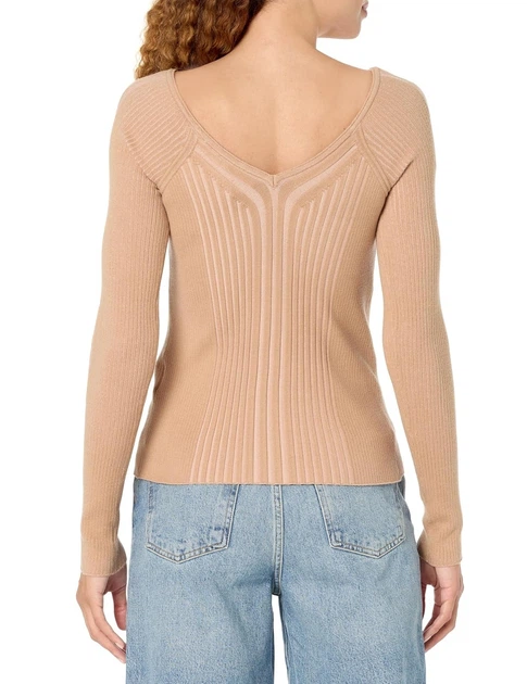 Женский свитер Allie от GUESS с длинным рукавом 1159835756 (Бежевый XL) - Фото 2 Женский свитер Allie от GUESS с длинным рукавом 1159835756 (Бежевый XL) - изображение 2