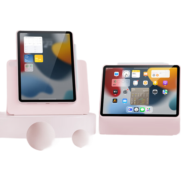 Чехол Zoyu, совместимый с Apple Air7 с чипом M3 2025 года, двусторонний, магнитный, трехсекционный, универсальный, для планшетов Air6/5/4 дюйма, нежно-розовый. - Фото 4 Чехол Zoyu, совместимый с Apple Air7 с чипом M3 2025 года, двусторонний, магнитный, трехсекционный, универсальный, для планшетов Air6/5/4 дюйма, нежно-розовый. - изображение 4