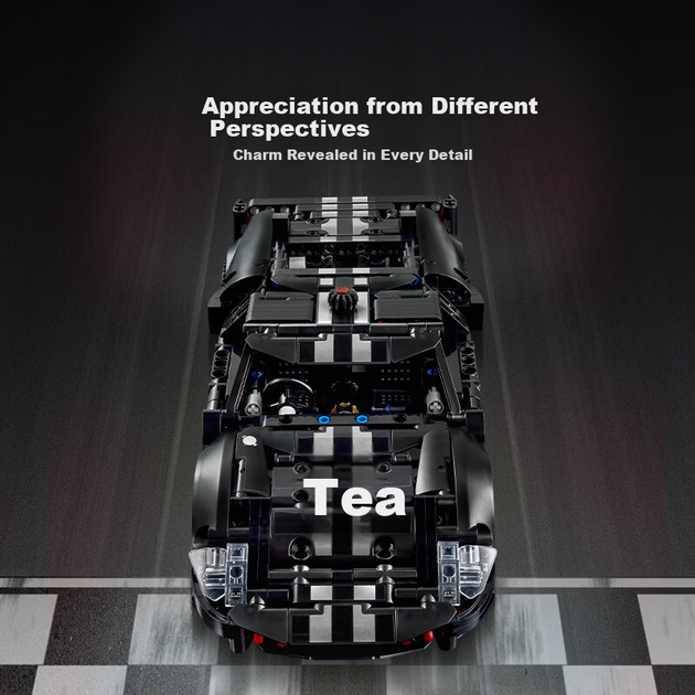 LEGO Technic 42223 1966 Ford GT40 гоночний автомобіль конструктор, іграшка для хлопчиків та дівчаток, подарунок на день народження, прикраса для дому - зображення 4