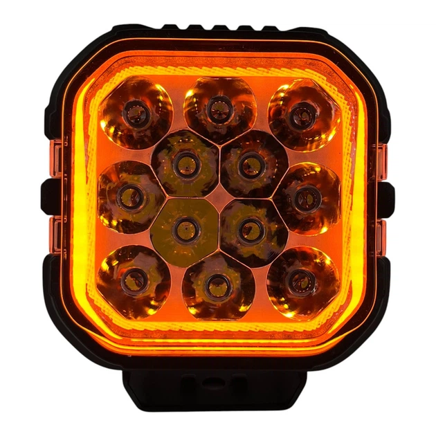 LED фара W3560 ALS дальній 60W (113х113х68 мм) 3950Lm квадрат - Фото 2 LED фара W3560 ALS дальній 60W (113х113х68 мм) 3950Lm квадрат - зображення 2