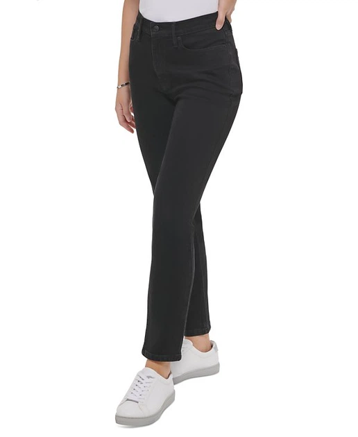 Женские джинсы Calvin Klein High Rise Slim Petite 1159816016 (Черный 25) - Фото 2 Женские джинсы Calvin Klein High Rise Slim Petite 1159816016 (Черный 25) - изображение 2