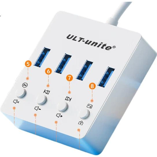 USB-концентратор ULT-Unite 3.0, док-станция расширения, высокоскоростной, четыре порта, для ноутбуков и настольных компьютеров, с удлинительным кабелем - Фото 1 USB-концентратор ULT-Unite 3.0, док-станция расширения, высокоскоростной, четыре порта, для ноутбуков и настольных компьютеров, с удлинительным кабелем - изображение 1