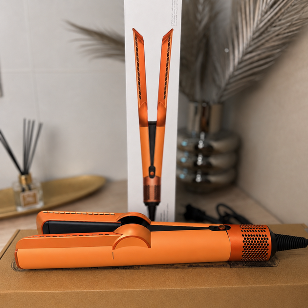 Выпрямитель для волос HT01 Airstrait Ceramic Apricot/Topaz +расческа - изображение 9