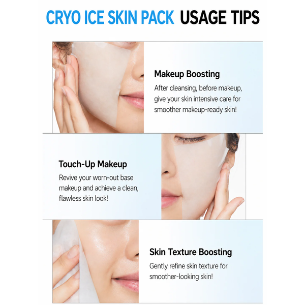 Тонер-пэды для лица VT Cosmetics Cryo Skin Pack охлаждающие 100 шт - изображение 3