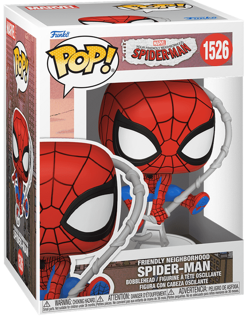 Фигурка Funko Pop! HEROES: Marvel — #1526 Friendly Neighborhood Spider-Man, Дружелюбный сосед Человек-Паук - Фото 1 Фигурка Funko Pop! HEROES: Marvel — #1526 Friendly Neighborhood Spider-Man, Дружелюбный сосед Человек-Паук - изображение 1