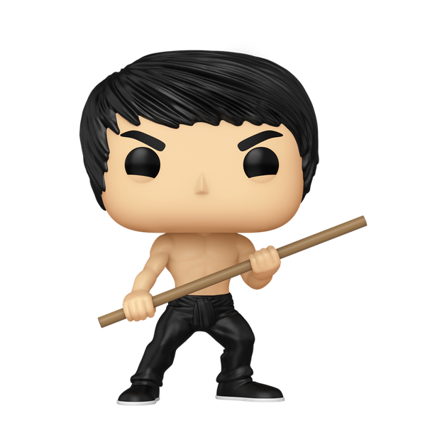 Фигурка Funko Pop! Icons: Bruce Lee — #95 Брюс Ли с шестом Бо (Bruce Lee with Bo Staff) - изображение 2