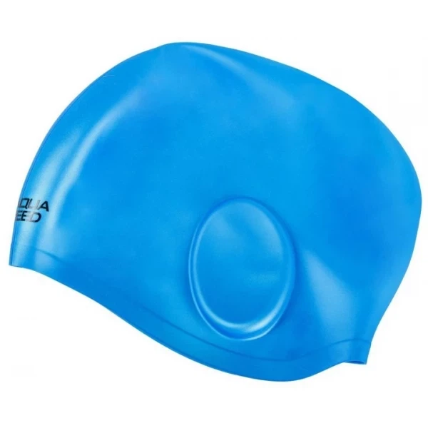 Шапка для плавания Aqua Speed Ear Cap Volume Голубой (1000-284-02) - Фото 2 Шапка для плавания Aqua Speed Ear Cap Volume Голубой (1000-284-02) - изображение 2