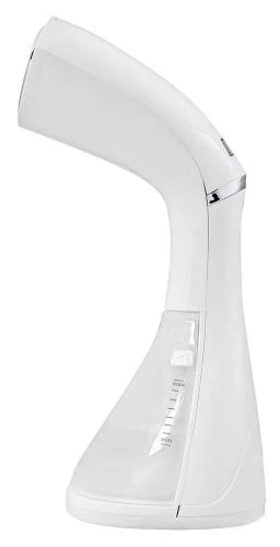 Відпарювач Liberton LHS-6904, White, 1600W, постійна пара 25 г/хв, 3 режими, об'єм бака для води 280мл, LED-дисплей, паровий удар, вертикальне та горизонтальне відпарювання, кліпса для брюк+щітка, антикрапля - зображення 4