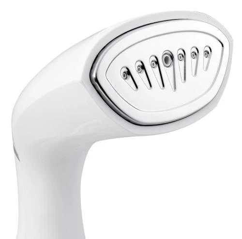 Відпарювач Liberton LHS-6904, White, 1600W, постійна пара 25 г/хв, 3 режими, об'єм бака для води 280мл, LED-дисплей, паровий удар, вертикальне та горизонтальне відпарювання, кліпса для брюк+щітка, антикрапля - зображення 8