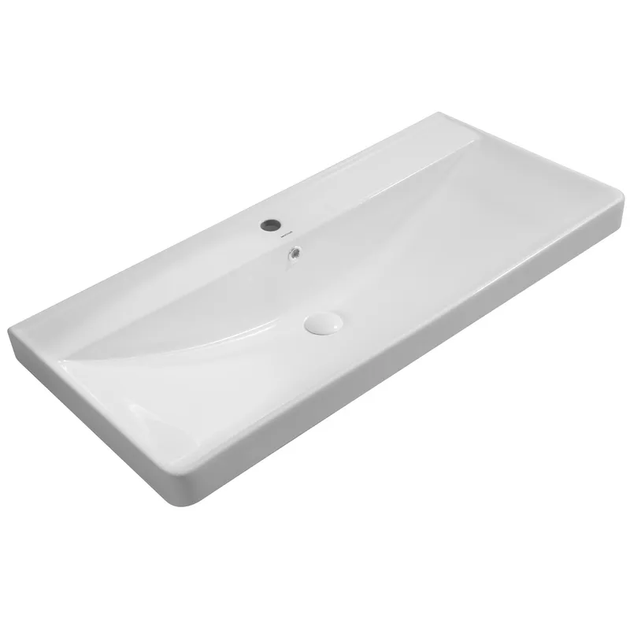 Раковина меблева MIXXUS PREMIUM STYLE-1504 1000х480х190mm (отвір під змішувач, перелив) (MP6501) - Фото 1 Раковина меблева MIXXUS PREMIUM STYLE-1504 1000х480х190mm (отвір під змішувач, перелив) (MP6501) - изображение 1