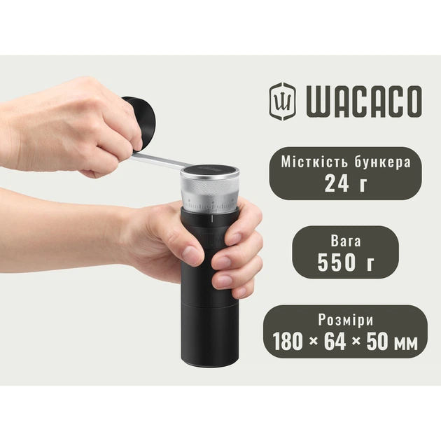 Кавомолка ручна Wacaco Exagrind Pro-E - зображення 16