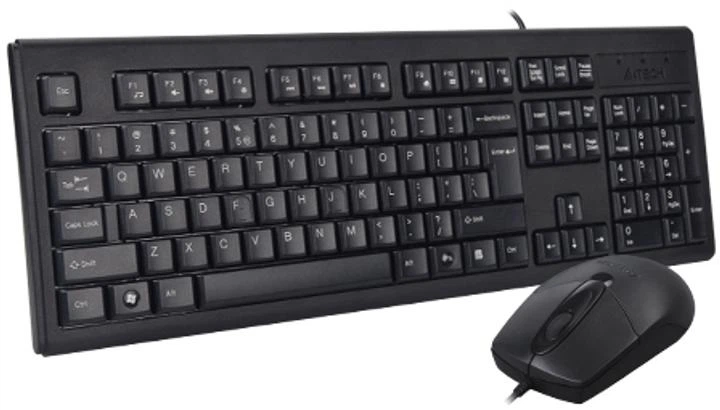 Комплект клавиатуры и мыши A4Tech KR-8372S USB Чёрный (KR-8372S) - изображение 4