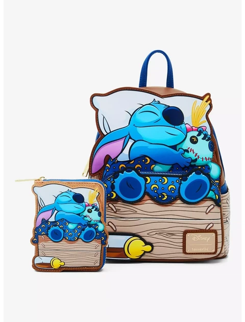 Рюкзак Сплячий Стіч Disney Lilo & Stitch Sleeping Stitch Mini Backpack Loungefly - зображення 5