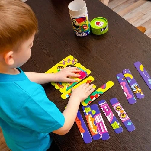 Настільна гра Vladi Toys Пазли палички Пташки для дітей від 3 років - Фото 5 Настільна гра Vladi Toys Пазли палички Пташки для дітей від 3 років - зображення 5