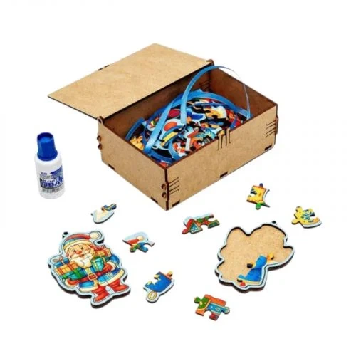 Пазли PuzzleOk "Склади сам" новорічні для всієї родини - Фото 2 Пазли PuzzleOk "Склади сам" новорічні для всієї родини - зображення 2