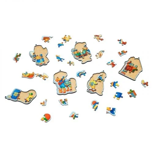 Пазли PuzzleOk "Склади сам" новорічні для всієї родини - Фото 3 Пазли PuzzleOk "Склади сам" новорічні для всієї родини - зображення 3