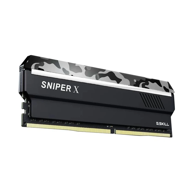 Модуль пам'яті G.SKILL Sniper X DDR4-3200 16GB (2x8GB) CL16-18-18-38 (F4-3200C16D-16GSXFB) - Фото 4 Модуль пам'яті G.SKILL Sniper X DDR4-3200 16GB (2x8GB) CL16-18-18-38 (F4-3200C16D-16GSXFB) - зображення 4