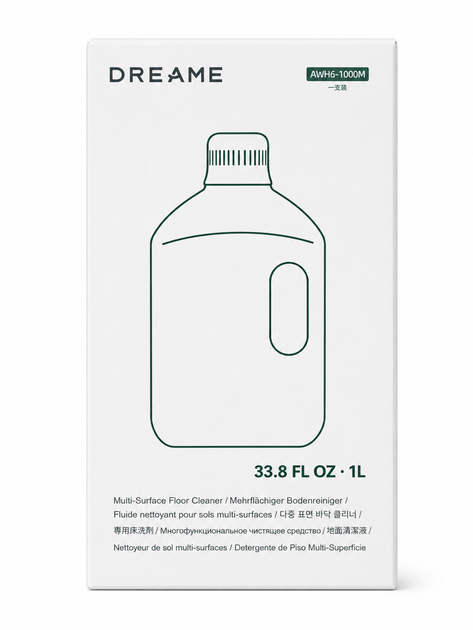 Універсальний засіб для миття підлоги Dreame Multi-Surface Floor Cleaner 1000 мл - Фото 2 Універсальний засіб для миття підлоги Dreame Multi-Surface Floor Cleaner 1000 мл - зображення 2