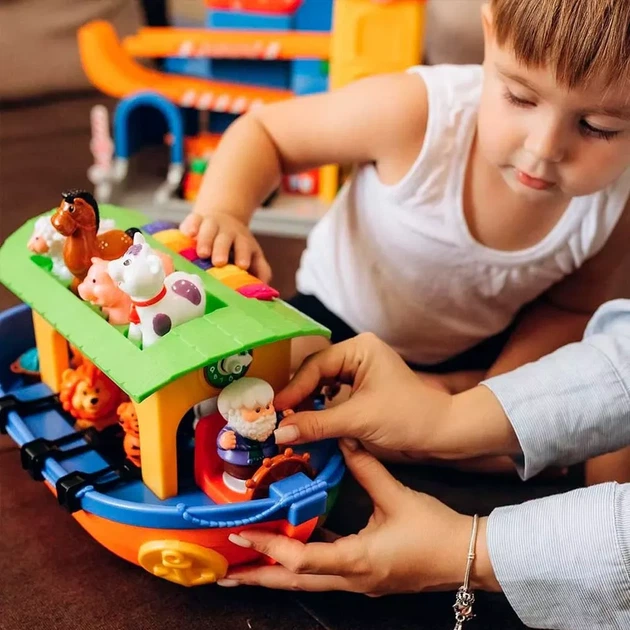Игровой набор Kiddi Smart Ковчег Ноя украинский язык (063404) - Фото 8 Игровой набор Kiddi Smart Ковчег Ноя украинский язык (063404) - изображение 8