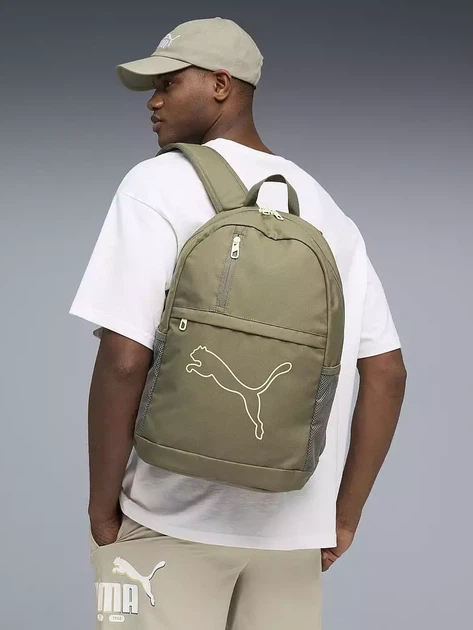 Рюкзак спортивный 20 л вмещает формат А4 Puma Plus 09118030 Loden Green (4069162047298) - изображение 2