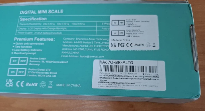 Весы ювелирные Brifit KA67 (50/0.001 г) с калибровочной гирей, пинцетом и чашей для взвешивания - изображение 10