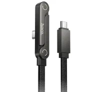 Кабель USB Type-C - Type-C HOCO U150 Чорний 60W 1м PVC 19720 - Фото 1 Кабель USB Type-C - Type-C HOCO U150 Чорний 60W 1м PVC 19720 - зображення 1