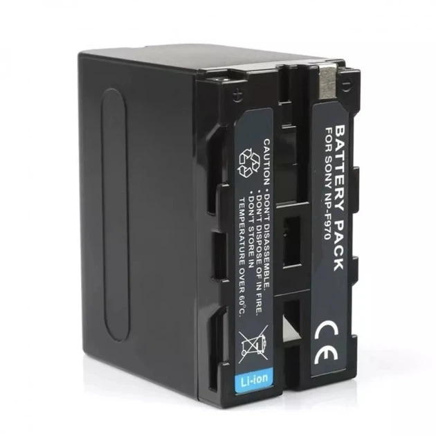 Акумулятор для відеосвітла F960 / F970 7.4V 10050 mAh 74.37 WH (посилений) 1шт - изображение 3