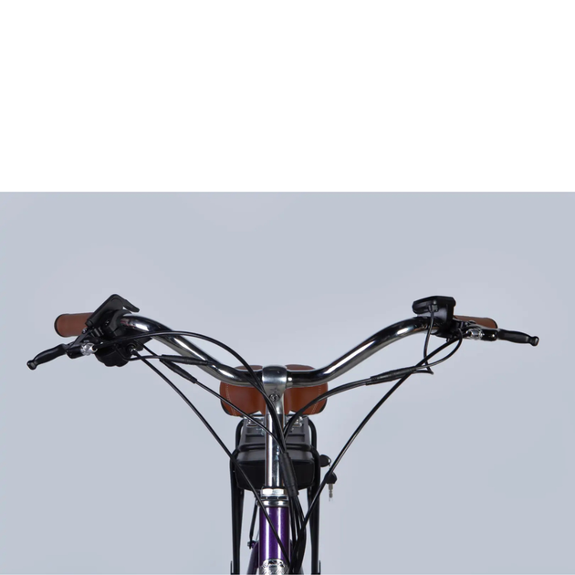 Велосипед с электроприводом 28" AL Dorozhnik eCORAL DD FR рама-19" 48B 13А*ч 500Вт фиолетово-синий - изображение 5