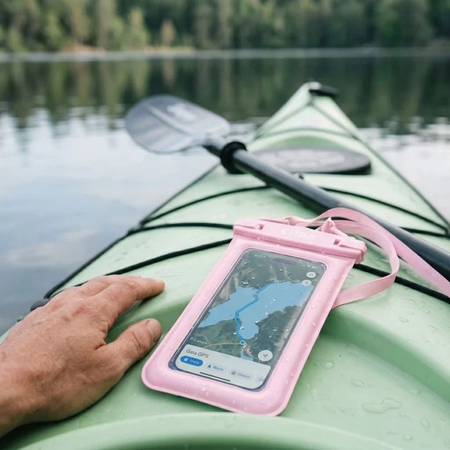 Чехол Tech-Protect UWC7 Universal Waterproof Floating Case 6.9 inch Pink (5906302323951) - изображение 6