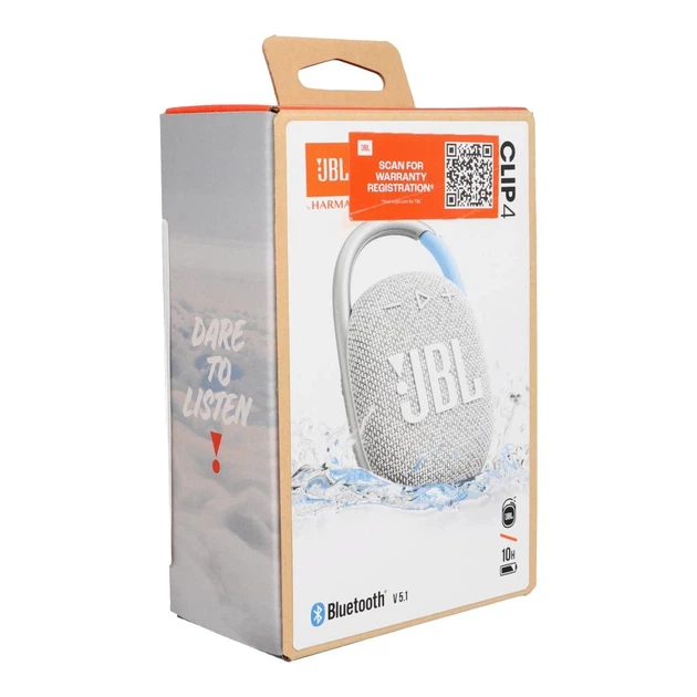 Бездротова колонка JBL Clip 4 Eco White (6925281967597) - Фото 6 Бездротова колонка JBL Clip 4 Eco White (6925281967597) - зображення 6