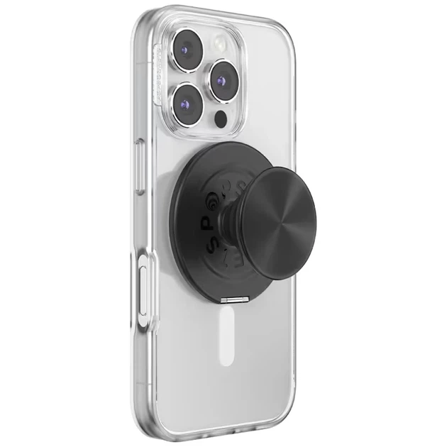 Держатель PopSockets Aluminum Radial Black (807693) - изображение 8