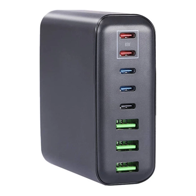 Сетевое зарядное устройство BlitzWolf BW-S26 250W Black (5906168437526) - Фото 3 Сетевое зарядное устройство BlitzWolf BW-S26 250W Black (5906168437526) - изображение 3