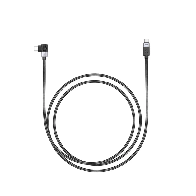 Kabel Orico kątowy CW240 USB‑C to USB‑C PD 240 W 2 m Black (6941788830066) - obraz 4