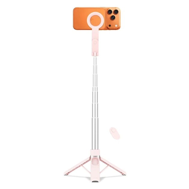 Штатив Tech-Protect L11S Bluetooth Pink with MagSafe (5906302323401) - Фото 2 Штатив Tech-Protect L11S Bluetooth Pink with MagSafe (5906302323401) - изображение 2