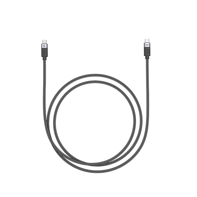 Kabel Orico CC240 USB‑C to USB‑C 240 W USB4 40Gb/s 8K 60Hz 0.5 m Black (6941788830141) - obraz 4
