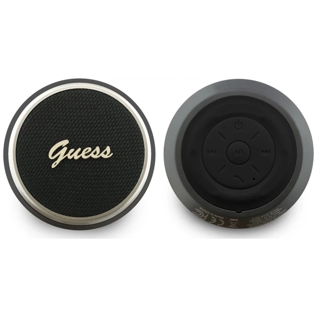 Колонка Guess 5W Script Metal Logo Black (GUWSL3PALPLK) - Фото 2 Колонка Guess 5W Script Metal Logo Black (GUWSL3PALPLK) - изображение 2