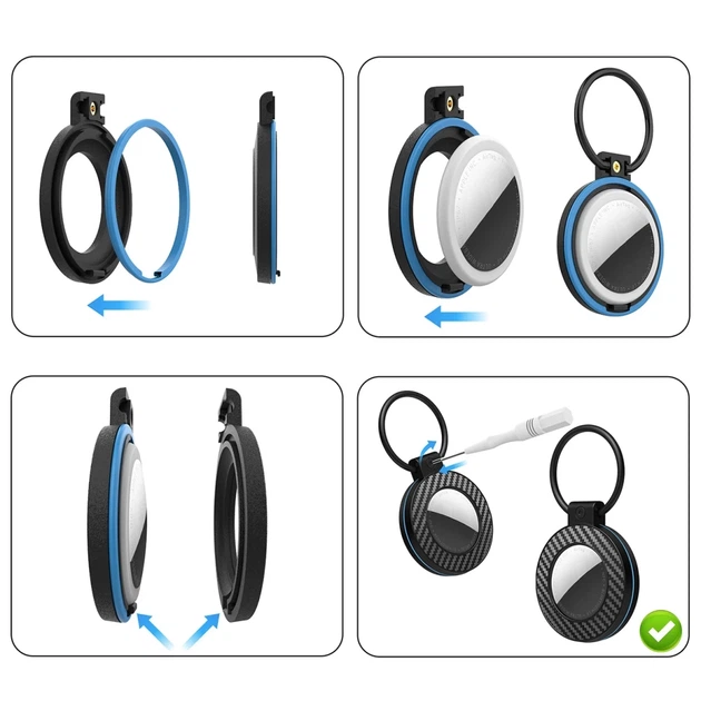 Чехол Hurtel для AirTag карбон (4 pack) Multicolor (5907769394386) - Фото 8 Чехол Hurtel для AirTag карбон (4 pack) Multicolor (5907769394386) - изображение 8