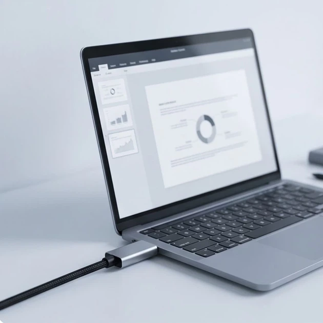 Кабель Tech-Protect Ultraboost USB-C to HDMI 2.1 8K 60Hz 200cm Grey (5906302323920) - Фото 5 Кабель Tech-Protect Ultraboost USB-C to HDMI 2.1 8K 60Hz 200cm Grey (5906302323920) - изображение 5
