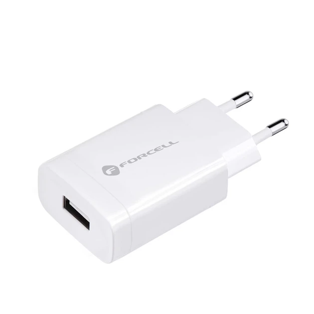 Сетевое зарядное устройство Forcell F-Energy USB A QC3.0 2.4A 18W White (5901737337337) - изображение 4
