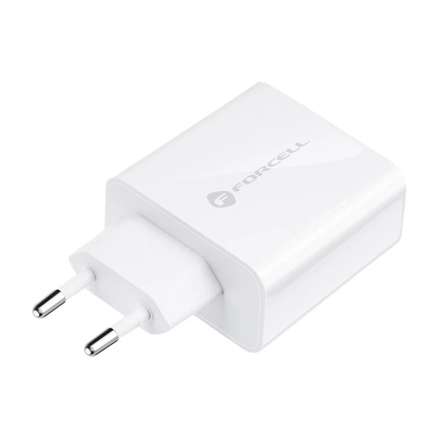 Сетевое зарядное устройство Forcell F-Energy USB C QC4.0 PD 3A 45W White (5903396040962) - изображение 4