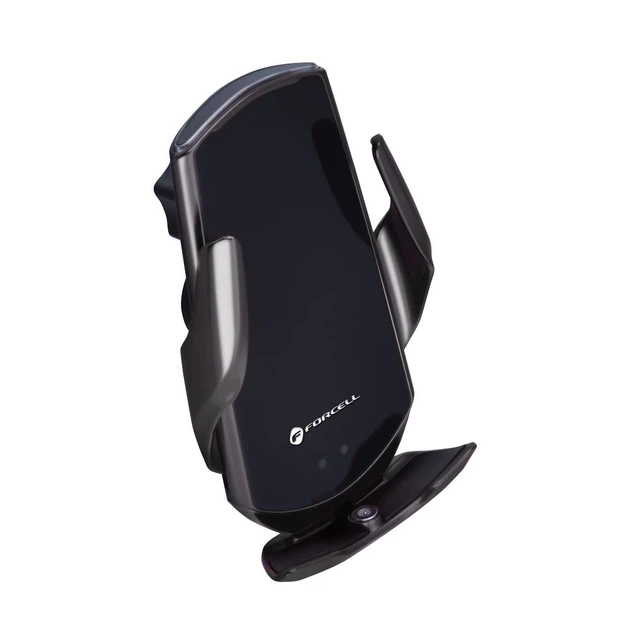 Автотримач Forcell F-Grip HS1 Qi 15W Black (5903396092176) - зображення 2
