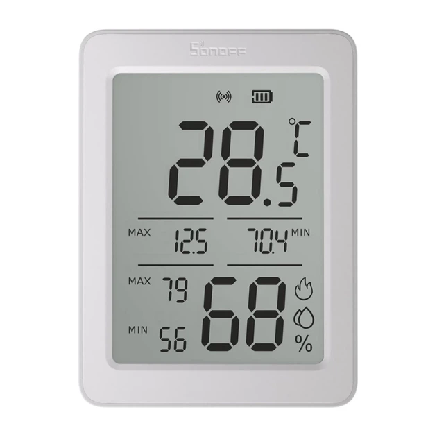 Датчик температуры и влажности Sonoff ZigBee SNZB-02DR2 2Pack (SNZB-02DR2) - Фото 5 Датчик температуры и влажности Sonoff ZigBee SNZB-02DR2 2Pack (SNZB-02DR2) - изображение 5