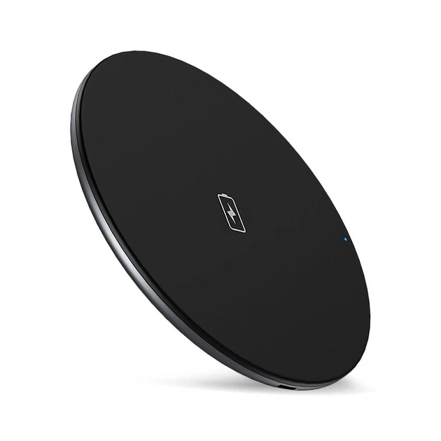 Беспроводная зарядка Forcell F-Energy Qi QC 15W + кабель USB-C to USB-A Black (5903396060458) - изображение 4