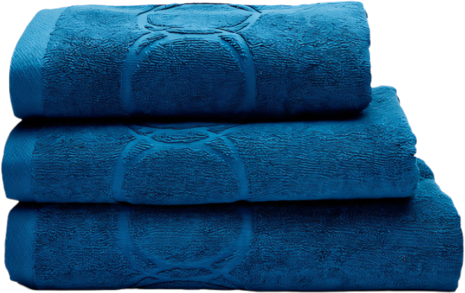 Ręcznik Officine Monogram Opus frotte morski 100 x 160 cm (5902367613617) - obraz 3