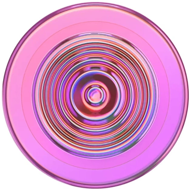 Держатель Popsockets Round Ripple Iridescent Aviation Opalescent Pink (807218) - изображение 2