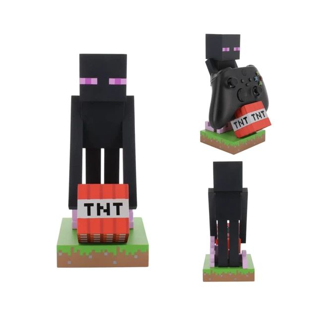 Stojak Cable Guy Minecraft Enderman 20 cm na telefon i kontroler (1289782) - Zdjęcie 9 Stojak Cable Guy Minecraft Enderman 20 cm na telefon i kontroler (1289782) - obraz 9
