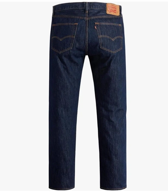 Джинси Levi's 501 Original, Rinse (00501-0115), 100% Cotton, 31-34, темно-синій - изображение 6