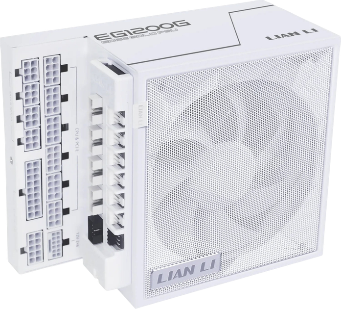 Блок живлення Lian Li EDGE 1200W 80+ Platinum White (G9P.EG1200G.WH00.EU) - изображение 2