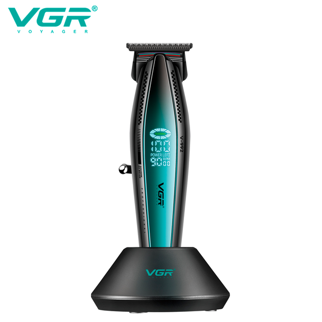 Професійний акумуляторний тример VGR V-992 9000 RPM DLC-покриття 2000 мА·год Green - изображение 2